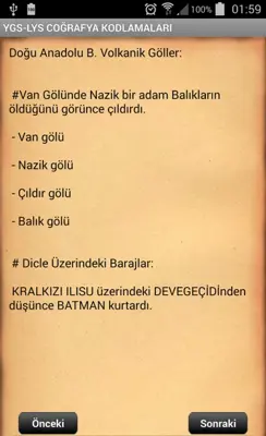 YGS-LYS COĞRAFYA KODLAMALARI android App screenshot 3